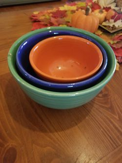Hall Pottery Nesting Bowls