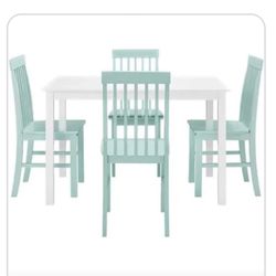 Walker Edison Table Chair Kitchen Set 