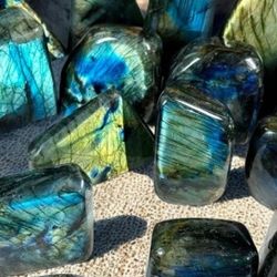 LABRADORITE STONE FREEFORMS 3 PCS SET