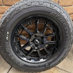 4 Bridgestone Tires/ GFX Wheels