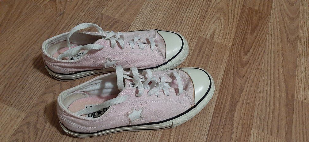 Pink Converse One Star Womens  6.5