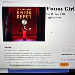 Funny Girl Tics...2 Orchestra D, Friday June 7 (contact info removed)