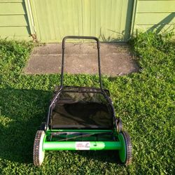 Duro star 20 inches reel lawn mower with 5 blades.