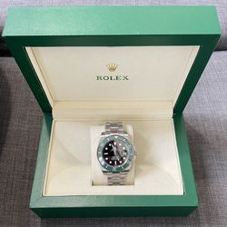 Men’s Luxury Watch - Green Bezel Black Dial
