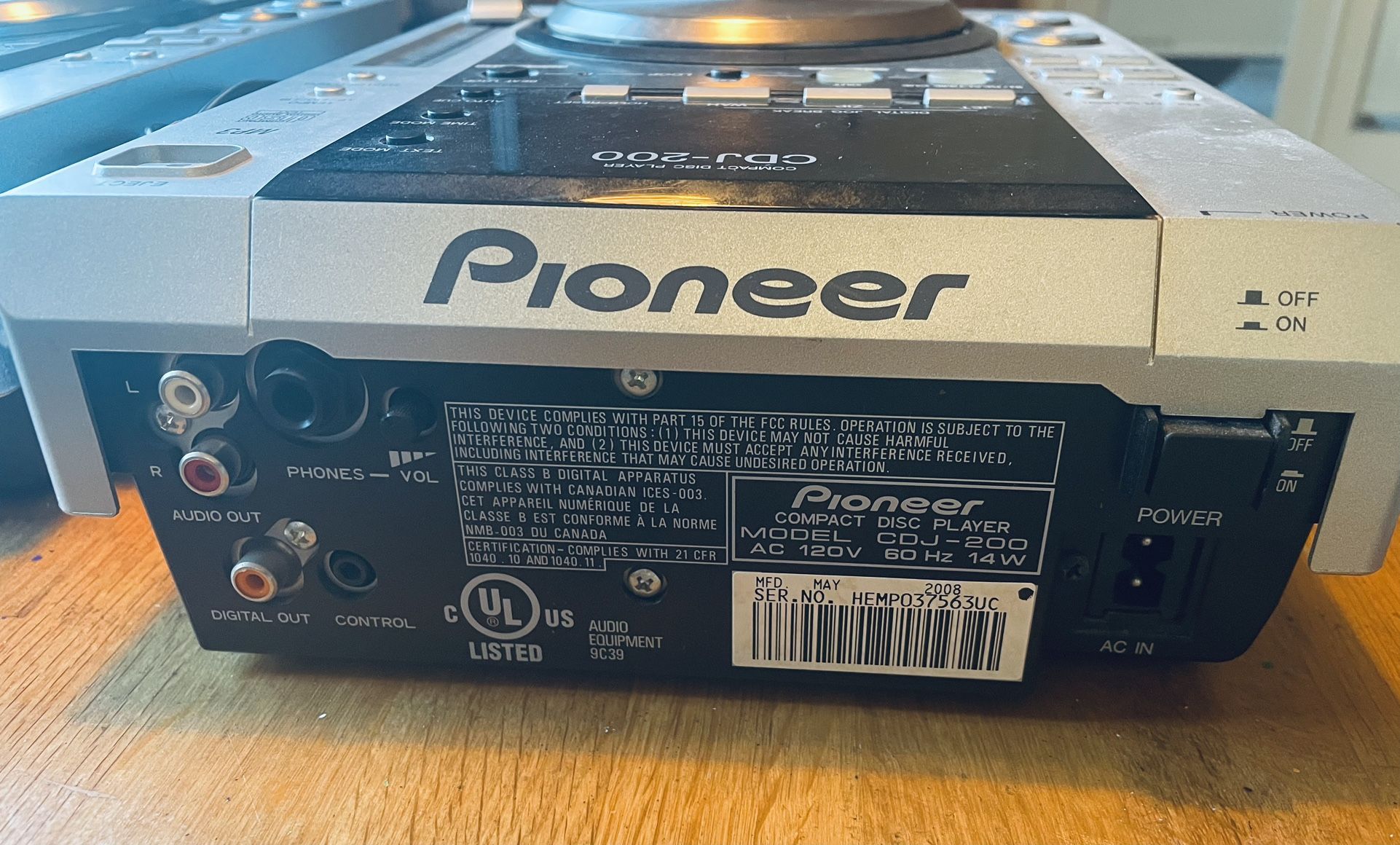 Pioneer CDJ-200 (Pair of 2) for Sale in San Diego, CA - OfferUp