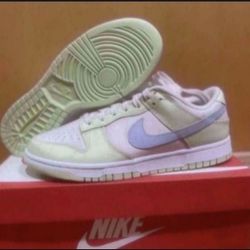 Nike Dunk Low Lime Ice Soft Pink Purple Size 10 Womens / 8.5 Mens Brand New 