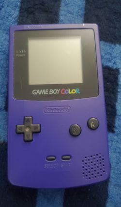 Nintendo Game Boy Color Purple Handheld Console
