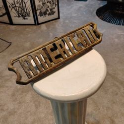 Sign Very Heavy Metal 16x5 Inches 