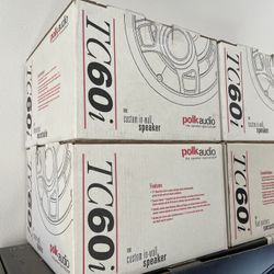 Polk Audio TC 60i In Wall Ceiling Premium Speakers (set of 4)