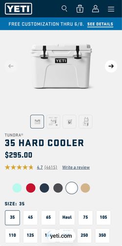 Yeti Tundra 35 Cooler Brand New With Tags