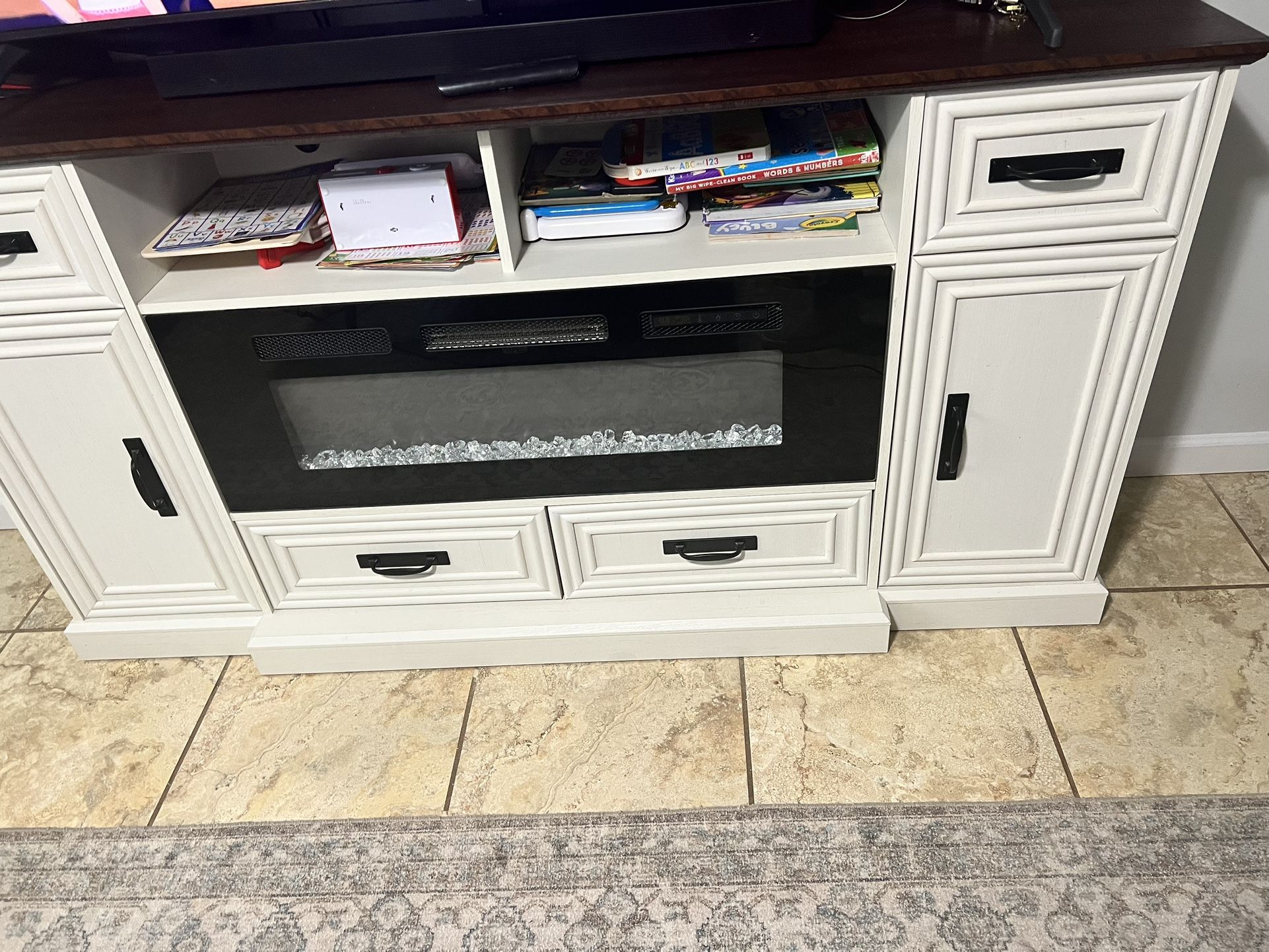 Tv Stand With Electric Fireplace