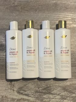 Dove Argan Oil & Repair Shampoo & Conditioner Set $6 Each Set