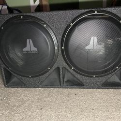 2 12 subwoofers with box