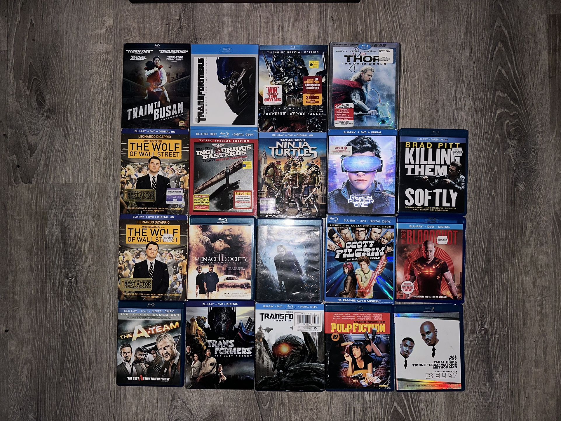 Blu-Ray lot 19 movies
