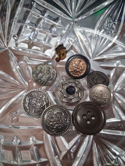 Vintage Decorative Button Collection Mixed Lot