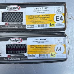 33° Collated Nails - 2.5” And 1.5” 