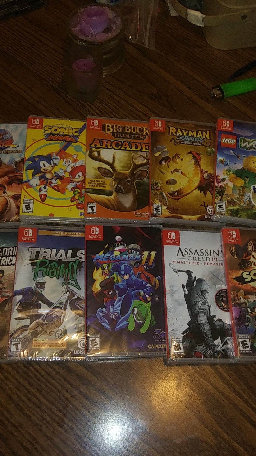 Switch games. Lot. all brand new sealed 10 games