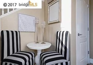 2 Black And White accent Chairs 