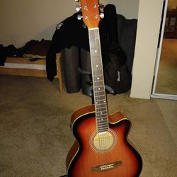 ADM  JA 121 ACOUSTIC/ELECTRIC GUITAR 