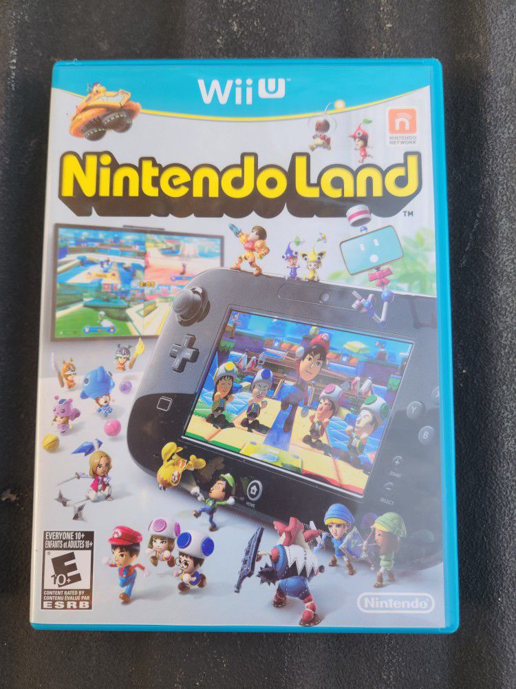 Nintendo Land Video Game, Wii U, COMPLETE w/Manual and Case