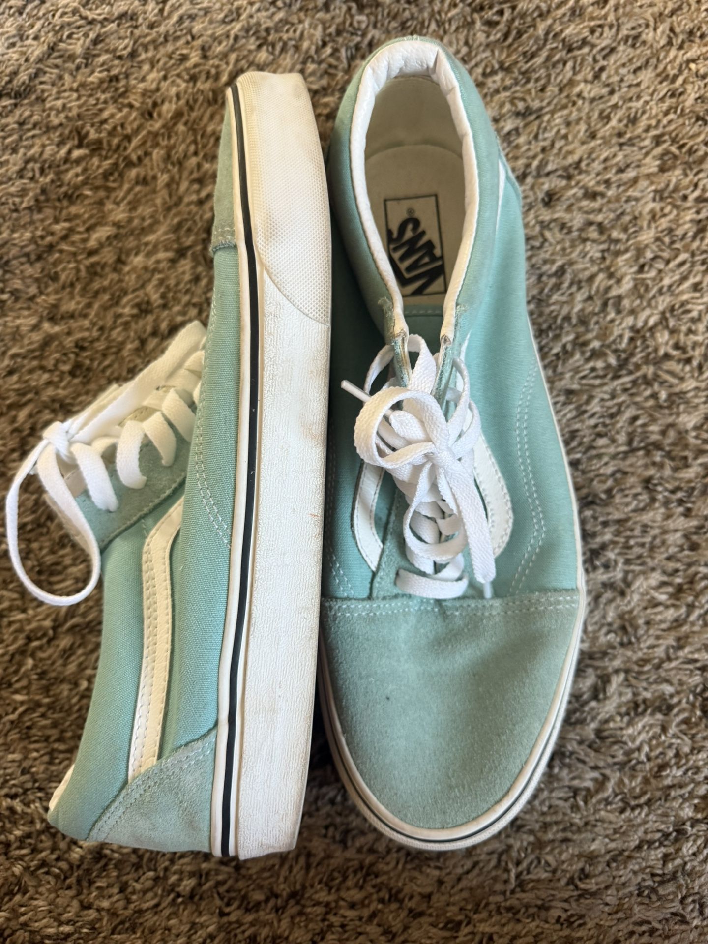 Teal Vans Men’s Size 12