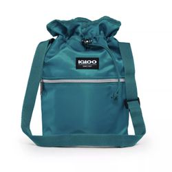 Igloo Sport Luxe Bucket Lunch Sack in color Teal.