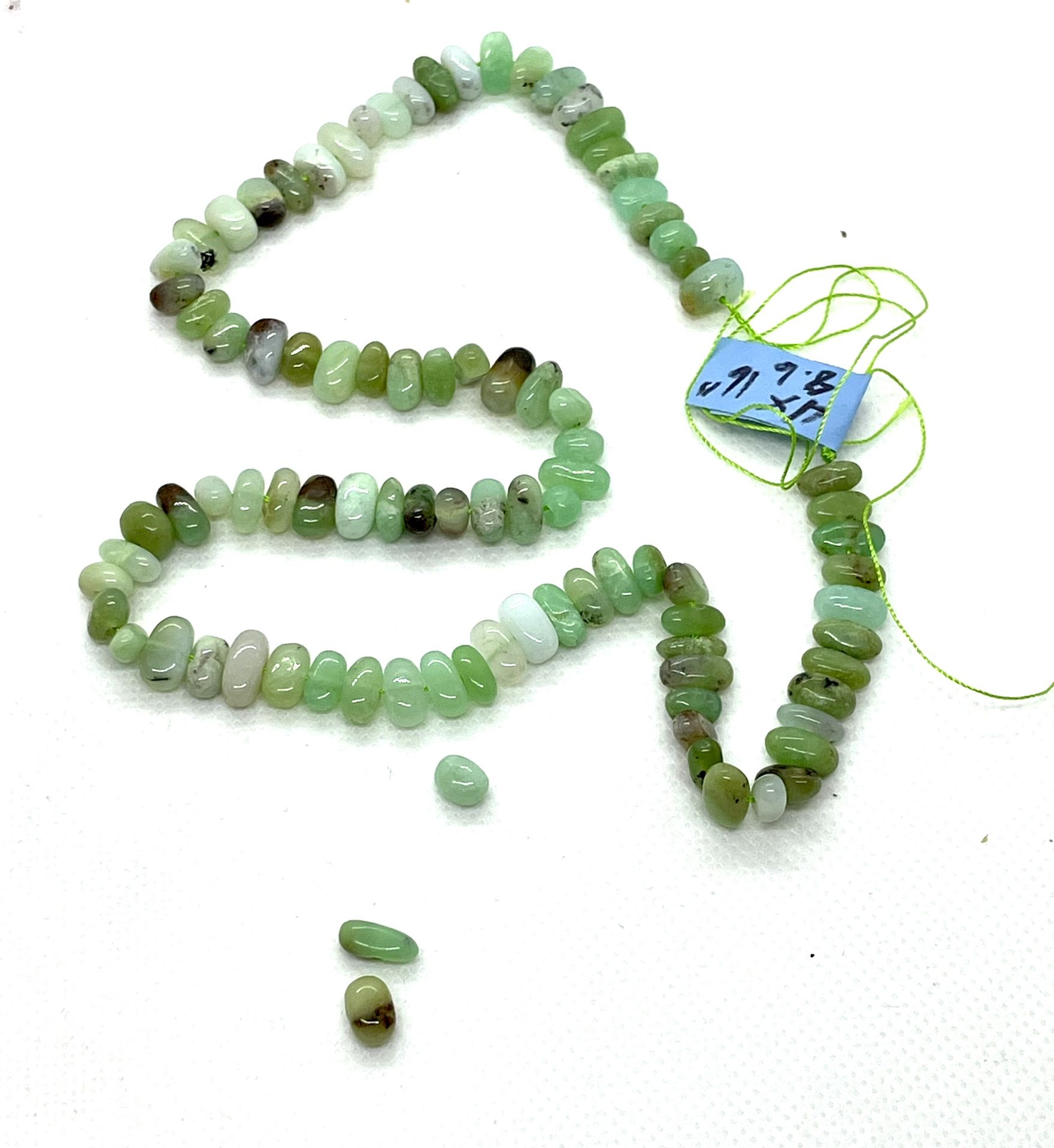 Strand Of Green Opal Beads