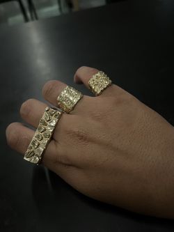 10k double finger ring