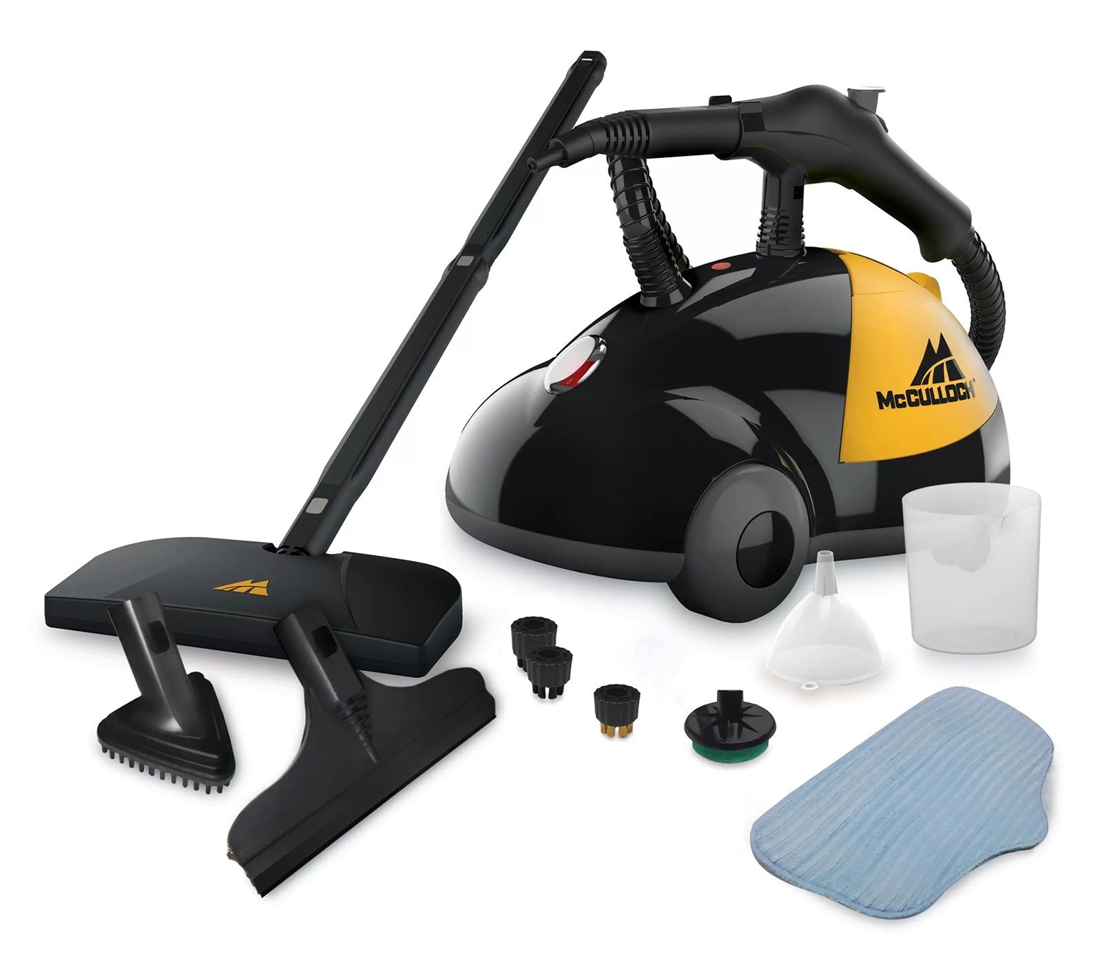McCulloch MC1275 Canister Steam Cleaner with Various Accessories