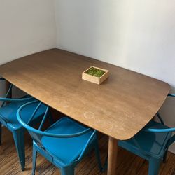 Dining table and chairs