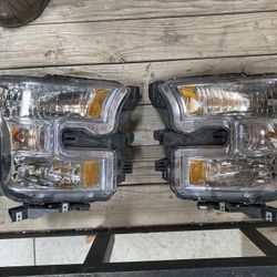 GENUINE OEM | 2015 - 2017 Ford F-150 Halogen Headlight Set
