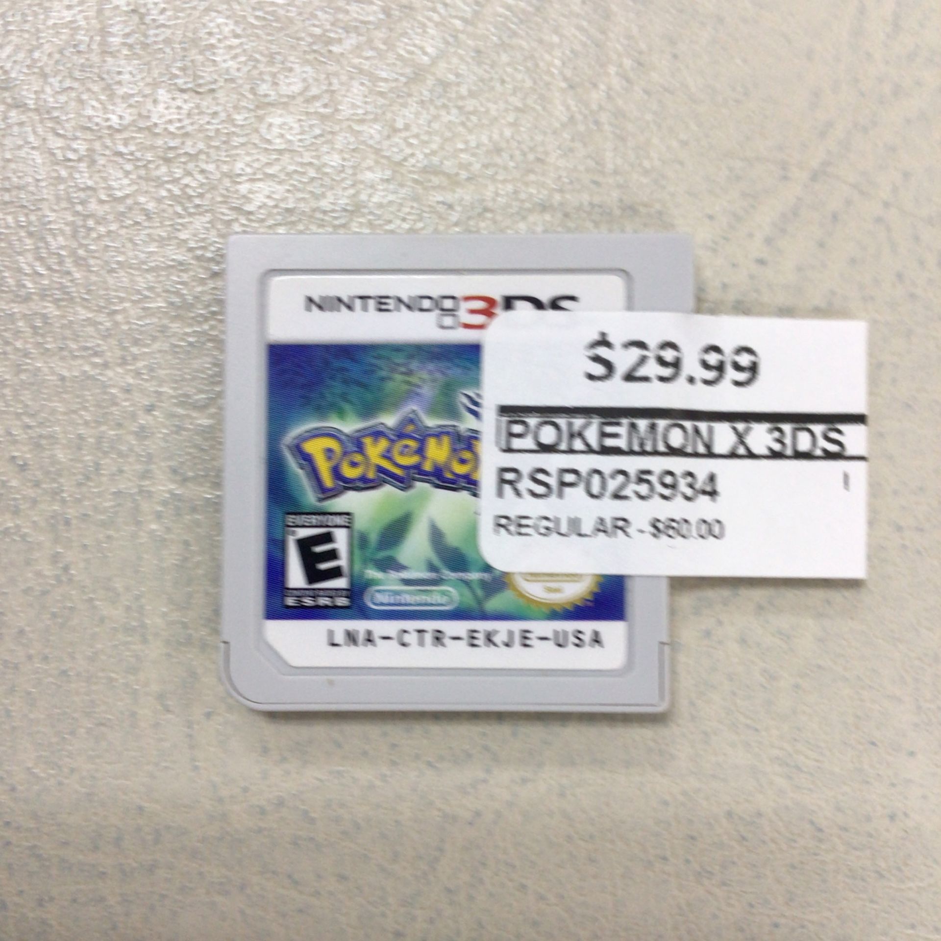 Pokémon X Nintendo 3DS(rsp025934)