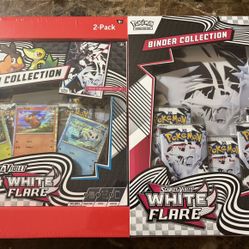 Pokemon White Flare & Black Bolt 2pk Binder & Poster Collection