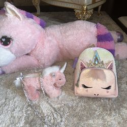 Unicorn Plush,  Backpack And Bag/girl Toys 