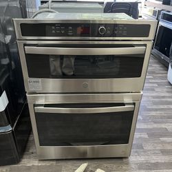 $1999 GE 30” Double Electric Oven w/ Built In Microwave