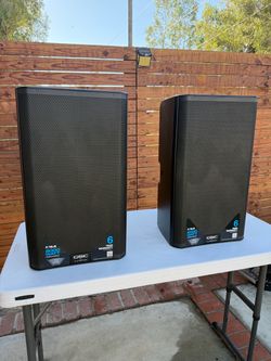 QSC 12” powered speakers