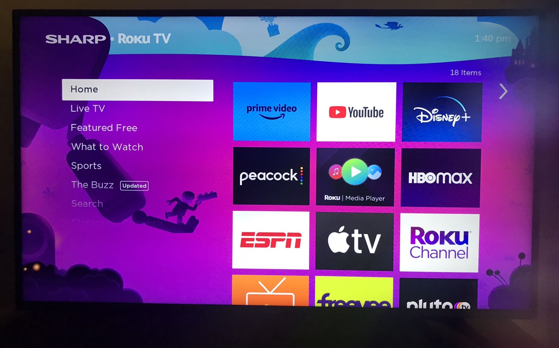 Sharp 50 Inch 4K UHD Roku TV With Remote