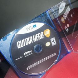 Nintendo Wii U Guitar Hero Live Game Only TESTED