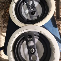 Pair of Indoor "ceiling" Speakers