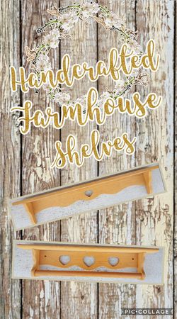 Handmade Farmhouse Shelves
