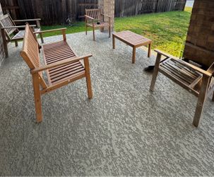 8 Piece Acacia Wood Outdoor Furniture Set