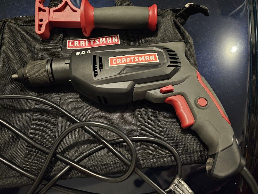 New CRAFTSMAN Model (contact info removed)3 1/2-in 8 -Amp Corded Variable Speed Hammer Drill