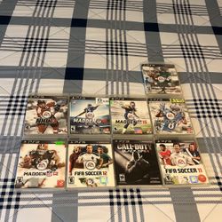 PS3  Games For Sale, All of Them Still WORK, 5 Dollars Each Game.  