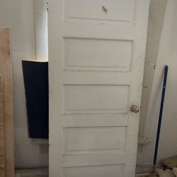 5 Panel Wood Door 