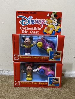 DISNEY COLLECTIBLE DIE-CAST FIGURES-MICKEY & MINNIE-NO. 6466