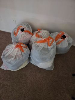 Clothing ,shoe  lot 5 bags total