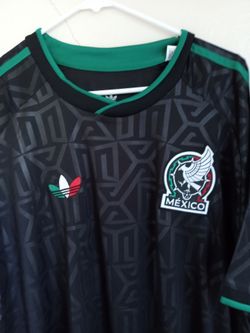 Mexico Authentic Black Soccer Team Jersey