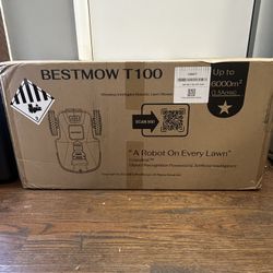 NEW BESTMOW T100 Robotic Lawn Mower – 1.5 Acre AI GPS Model