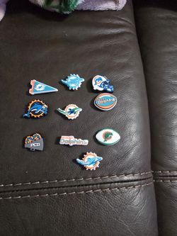 Miami Dolphin Croc Charms $10 FIRM