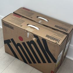 lenovo computer monitor thinkvision t24i-30 (2 to sell). Can deliver if local.
